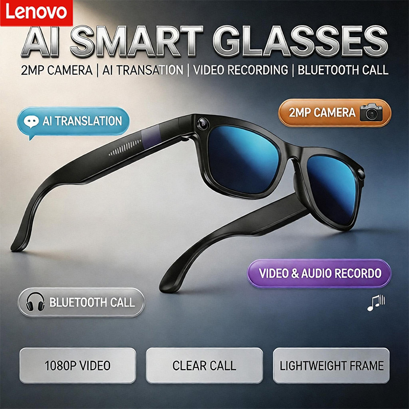 Audio Music Bluetooth - Inteligentne okulary Bluetooth Lenovo AI z