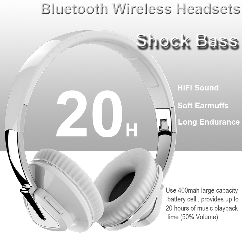 Audio Music Technology - Słuchawki Bluetooth Bezprzewodowe Słuchawki douszne Redukcja
