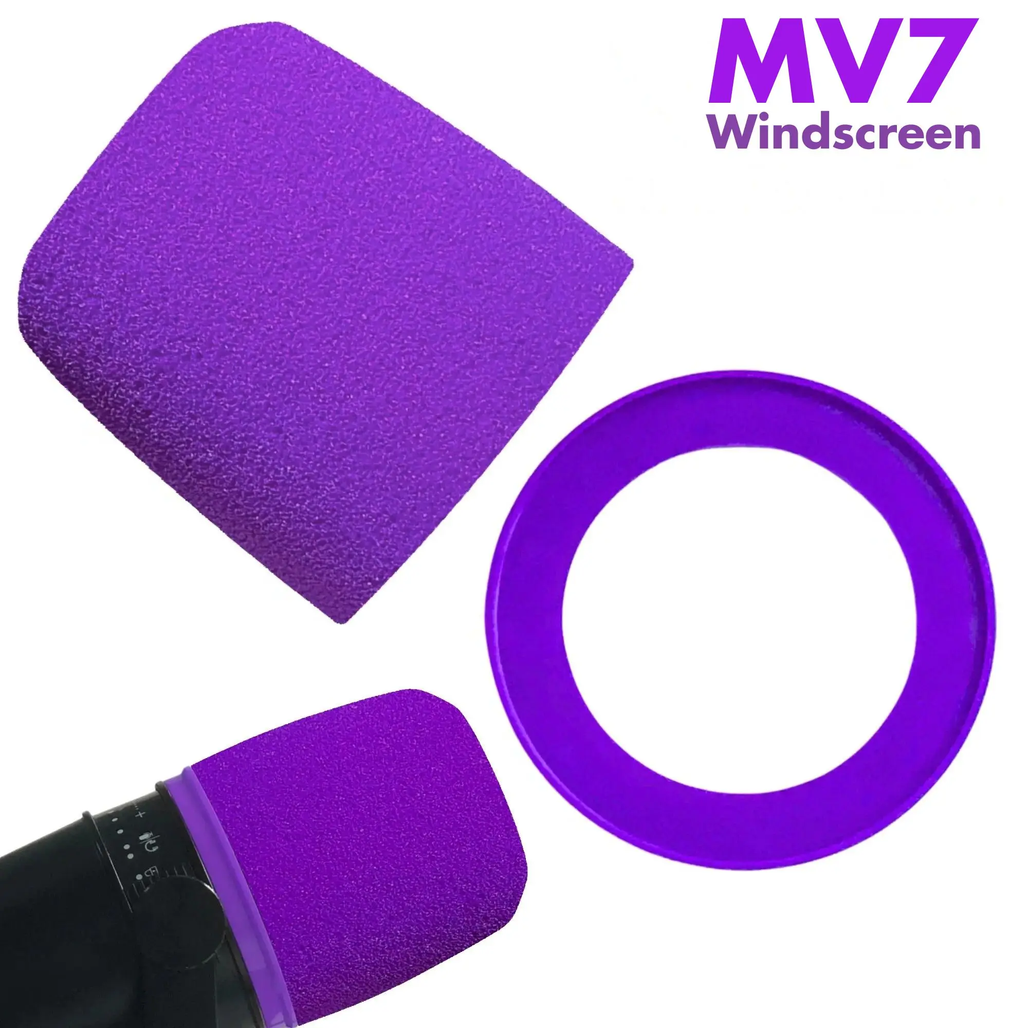 Recording Pop Filter - Pianka MV7 do mikrofonów Shure MV7,