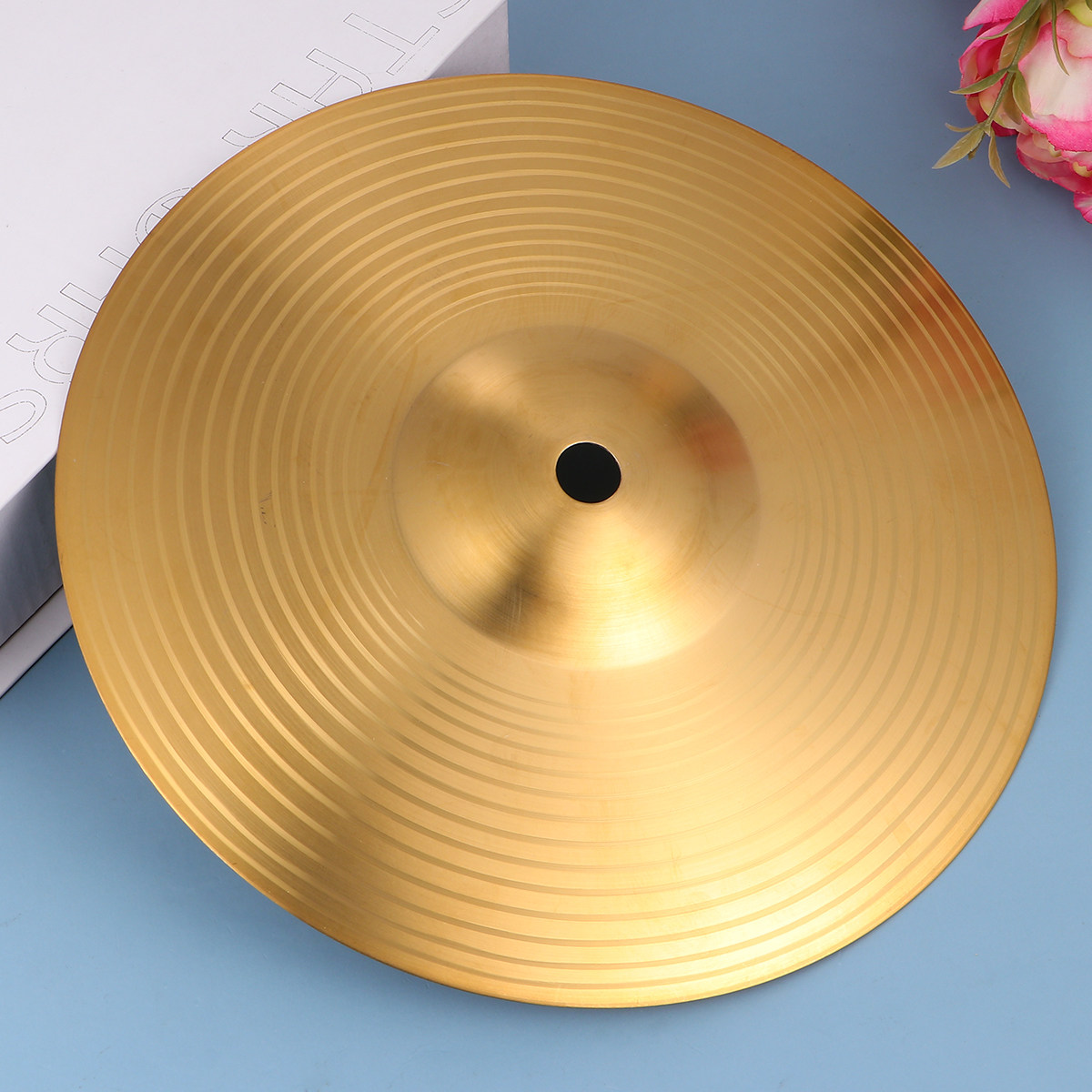 Cymbal Hi Hat - Cymbał perkusyjny z mosiądzu, tradycyjne wykończenie,