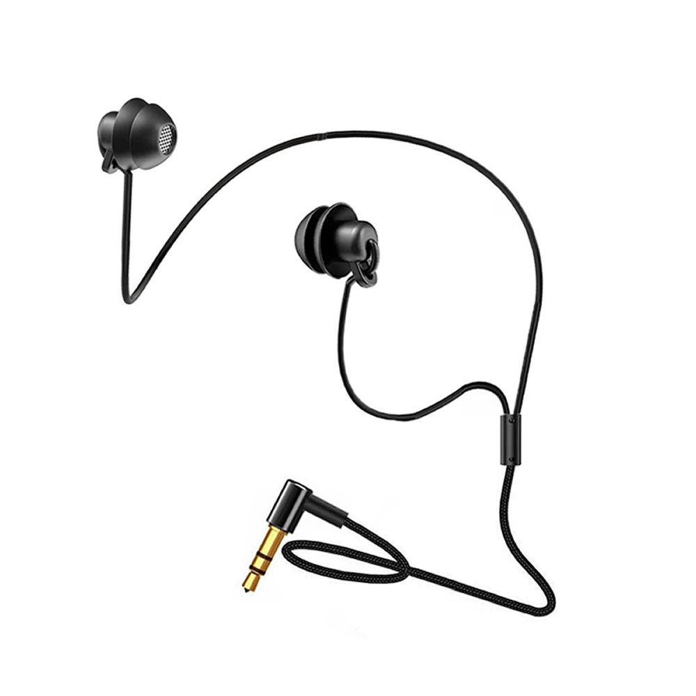 Audio Music Bluetooth - Krótkie słuchawki przewodowe 3,5 mm Silikonowe