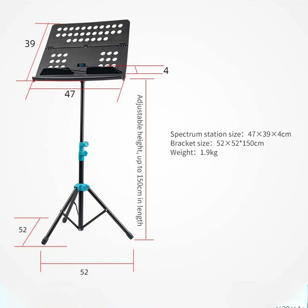 GUITTO GSS-01 Składany statyw  – Music Stand Folding recenzja i cena