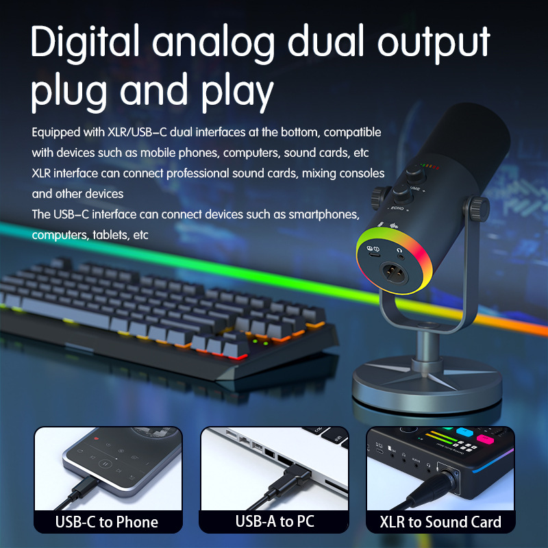 Mikrofon gamingowy USB/XLR, mi – Recording Pop Filter recenzja i cena